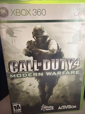 Call of Duty 4: Modern Warfare (Microsoft Xbox 360, 2007) Complete In Box